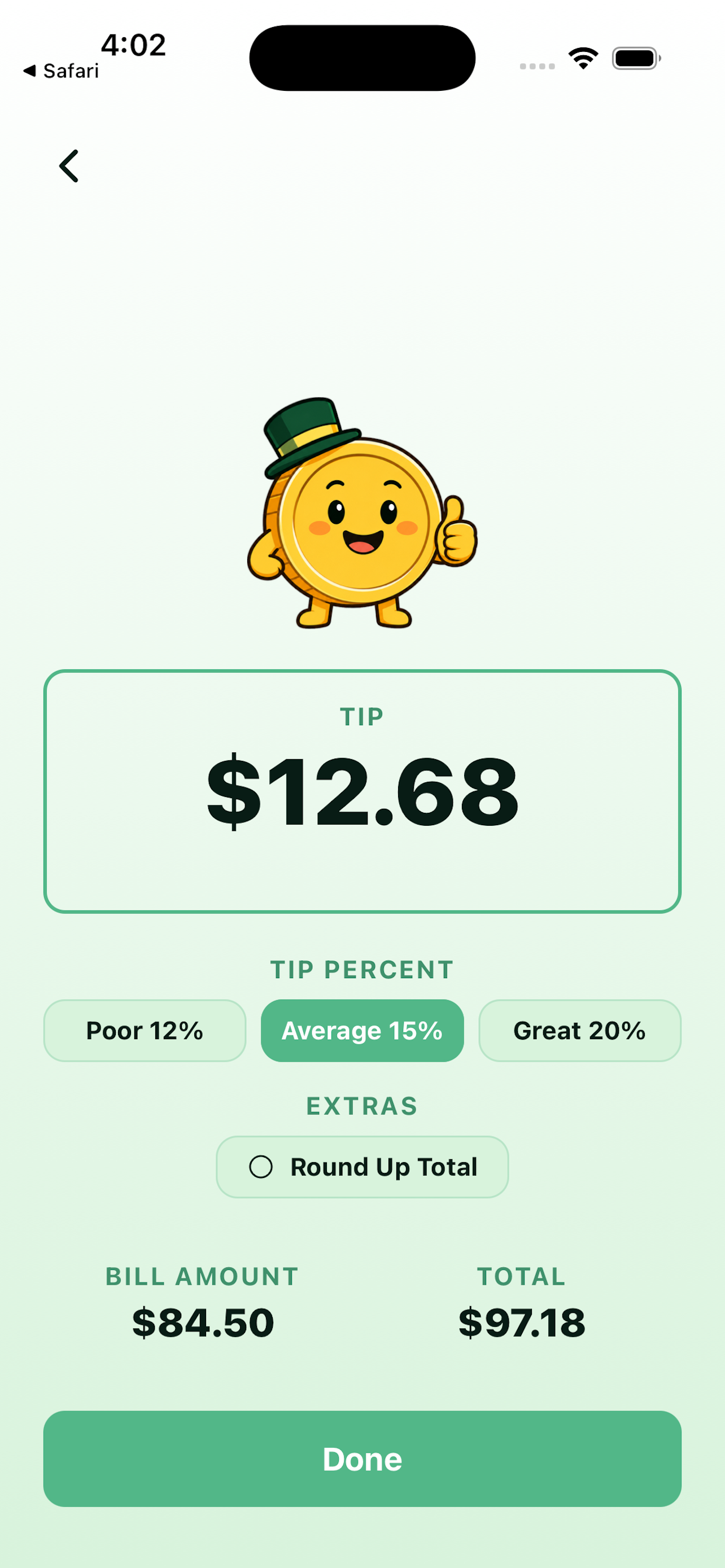 Tipper screenshot